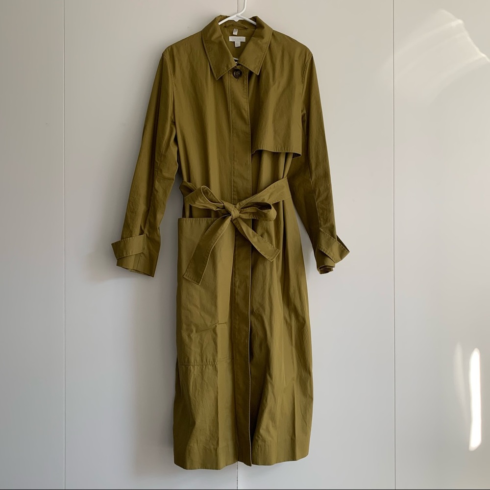 Cos cotton twill trench coat